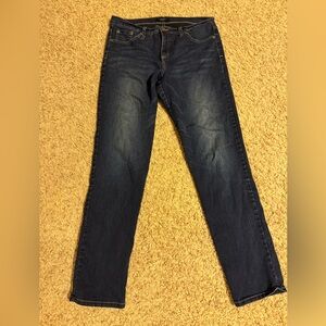 Karen Kane Women's Dark Blue Ankle Jeans